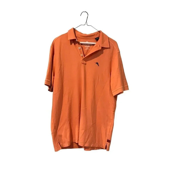 Tommy Bahama Men's Orange Island Zone Polo Size‎ Medium - Picture 1 of 3